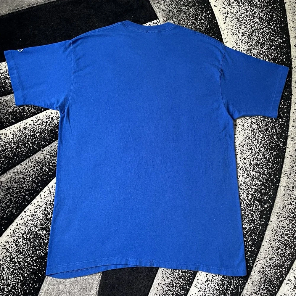 Vintage 1998 Kentucky Wildcats NCAA Basketball Final Four Blue Graphic T-shirt - Picture 6 of 6